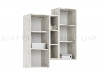 Стенка Оскар крафт белый/графит (Миф) в Красноуральске - krasnouralsk.mebel-e96.ru
