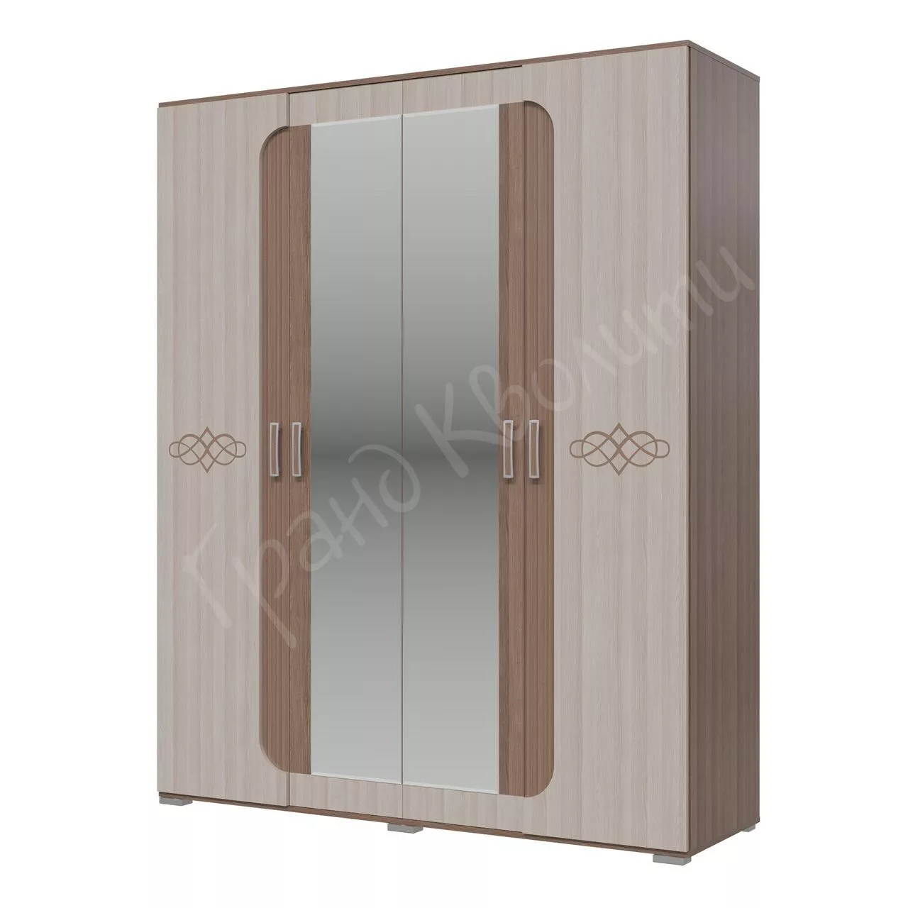 Шкаф 4-х дверный 1800 Пальмира(ГК) в Красноуральске - krasnouralsk.mebel-e96.ru
