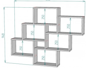 Полка S12 (ДМ) в Красноуральске - krasnouralsk.mebel-e96.ru