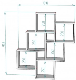 Полка S13 (ДМ) в Красноуральске - krasnouralsk.mebel-e96.ru