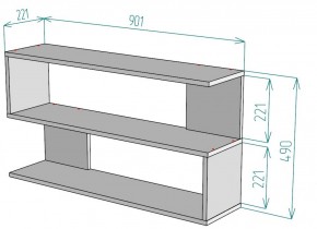 Полка S30 (Белый) в Красноуральске - krasnouralsk.mebel-e96.ru