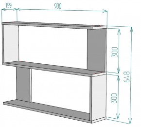 Полка S32 (ДМ) в Красноуральске - krasnouralsk.mebel-e96.ru