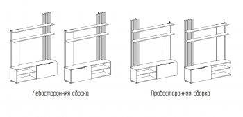 Стенка Роджина крафт/графит (Миф) в Красноуральске - krasnouralsk.mebel-e96.ru