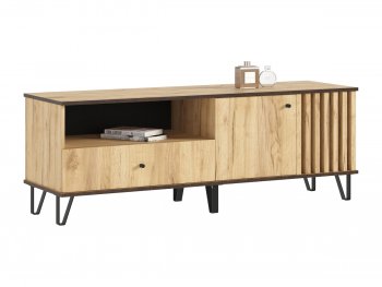 Тумба ТВ (1500) Роджина дуб крафт (Миф) в Красноуральске - krasnouralsk.mebel-e96.ru