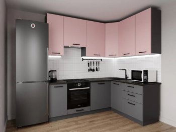 Угловой кухонный гарнитур Роза 2200*1600 мм Sanvut в Красноуральске - krasnouralsk.mebel-e96.ru