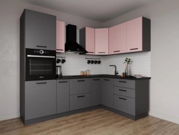 Угловой кухонный гарнитур Роза 2400*1600 мм Sanvut в Красноуральске - krasnouralsk.mebel-e96.ru