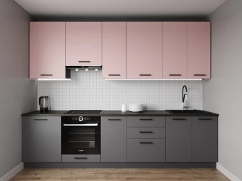 Кухонный гарнитур высокий Роза 3000 мм (Санвут) в Красноуральске - krasnouralsk.mebel-e96.ru