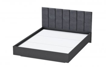 Кровать Шарм (арт.031М1) настил, Антрацит (Диал) в Красноуральске - krasnouralsk.mebel-e96.ru | фото