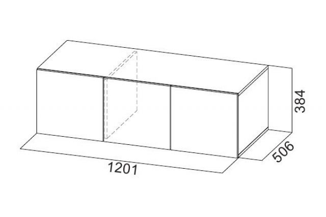 Шкаф 1200 мм ШК-5 с антресолью графит (СВ) в Красноуральске - krasnouralsk.mebel-e96.ru