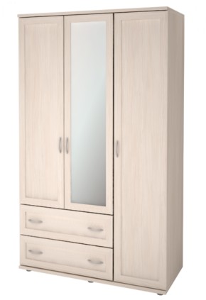 Шкаф для одежды 3-х дверный Ника-Люкс 18 в Красноуральске - krasnouralsk.mebel-e96.ru
