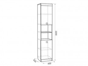 Шкаф комбинированный Энерджи (450) в Красноуральске - krasnouralsk.mebel-e96.ru