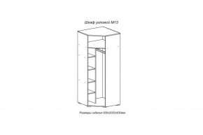 Шкаф угловой (М-13) Марсель (АстридМ) в Красноуральске - krasnouralsk.mebel-e96.ru