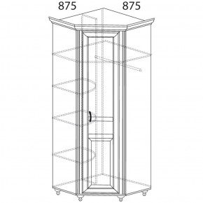 Шкаф угловой Ралли 862 (Яна) в Красноуральске - krasnouralsk.mebel-e96.ru