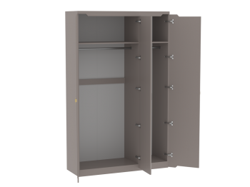 Шкаф 1400 мм 3-дверный Сиде (СБК) в Красноуральске - krasnouralsk.mebel-e96.ru