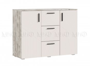 Комод Сильвия, дуб юкон/кашемир (Миф) в Красноуральске - krasnouralsk.mebel-e96.ru