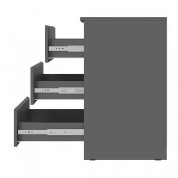 Комод КМ-01 Симпл графит (БТС) в Красноуральске - krasnouralsk.mebel-e96.ru