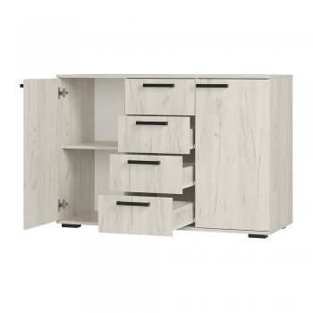 Комод Стандарт №2 NEW крафт белый  (БТС) в Красноуральске - krasnouralsk.mebel-e96.ru