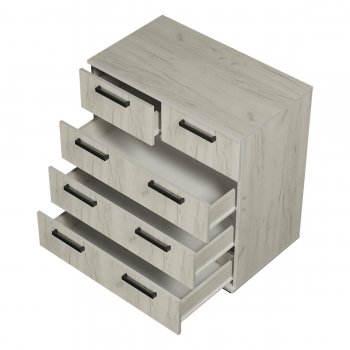 Комод Стандарт №5 NEW крафт белый (БТС) в Красноуральске - krasnouralsk.mebel-e96.ru