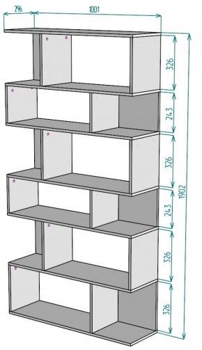 Стеллаж S10 (ДМ) в Красноуральске - krasnouralsk.mebel-e96.ru