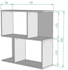 Стеллаж S35 (Белый) в Красноуральске - krasnouralsk.mebel-e96.ru