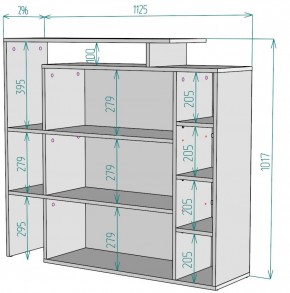 Стеллаж S36 (Белый) в Красноуральске - krasnouralsk.mebel-e96.ru