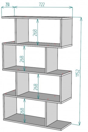 Стеллаж S59 (ДМ) в Красноуральске - krasnouralsk.mebel-e96.ru