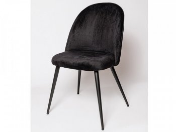 Стул С 820 Черный вельвет (ЦМ) в Красноуральске - krasnouralsk.mebel-e96.ru