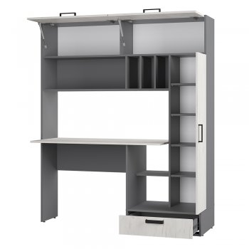 Стол компьютерный Техно графит/крафт  (БТС) в Красноуральске - krasnouralsk.mebel-e96.ru