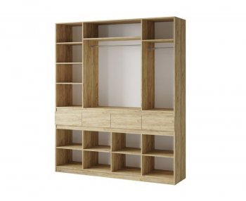 Шкаф 2000 мм Турин ЛДСП крафт серый/кашемир (ВВР) в Красноуральске - krasnouralsk.mebel-e96.ru