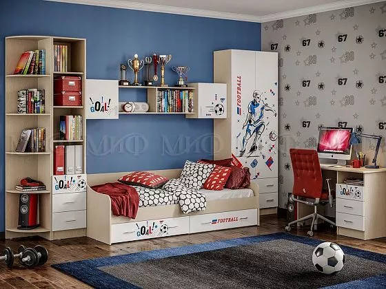 Набор детской мебели Вега NEW Boy (Миф) в Красноуральске - krasnouralsk.mebel-e96.ru