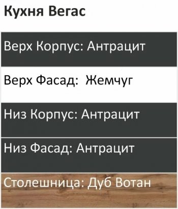 Кухонный гарнитур Вегас 2200 мм в Красноуральске - krasnouralsk.mebel-e96.ru