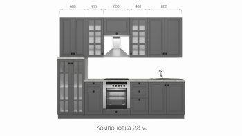 Кухонный гарнитур Верона 2800 мм в Красноуральске - krasnouralsk.mebel-e96.ru