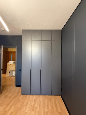 Шкаф 1600 мм 4-х створчатый Норд с антресолью графит (Миф) в Красноуральске - krasnouralsk.mebel-e96.ru